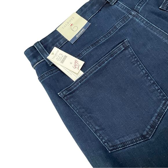 Talbots Women's Jeggings Blue Jeans Size 6 NWT - Picture 3 of 9